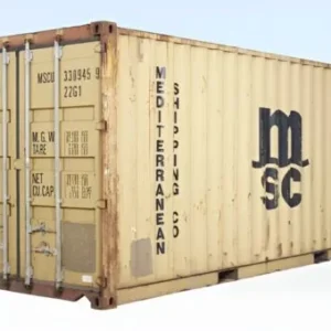30FT X 8FT USED SHIPPING CONTAINER – CUT DOWN